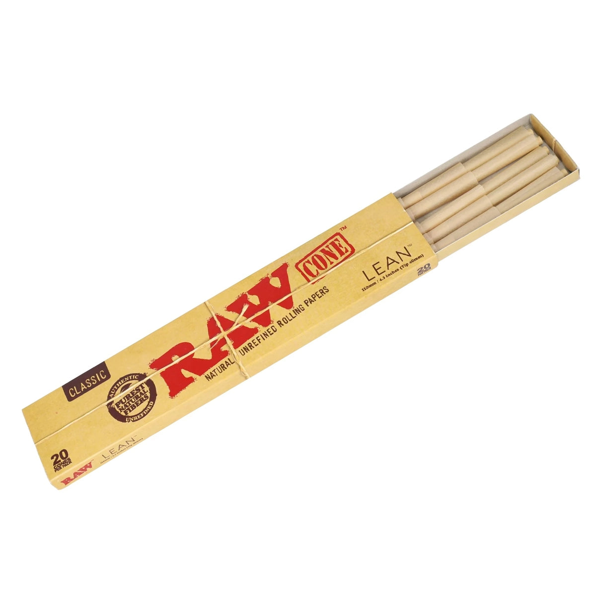 Raw "Lean" Cones 20-Pack