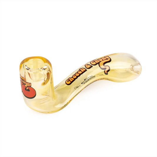 "5" Color Changing 50th Anniversary Sherlock" Hand Pipe By Cheech & Chong Glass