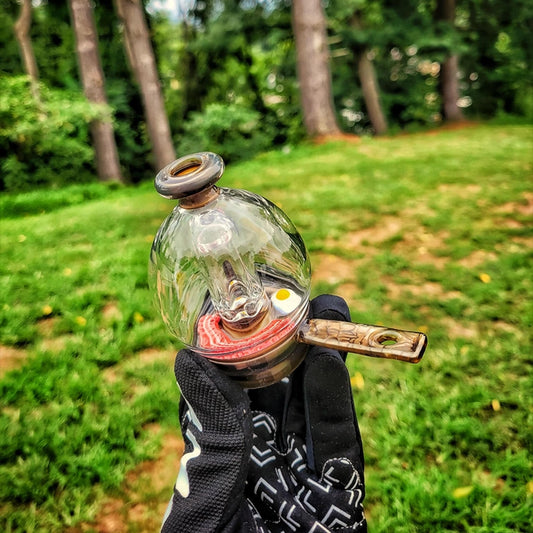 "Bacon & Egg Skillet" Puffco Attachment By Soul Masta Glass