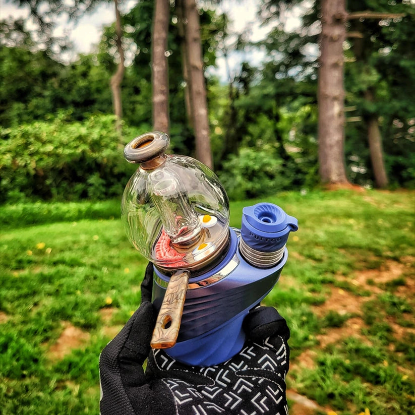 "Bacon & Egg Skillet" Puffco Attachment By Soul Masta Glass