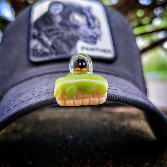 "Bob-omb" Hat Pin By OBE 906 Glass