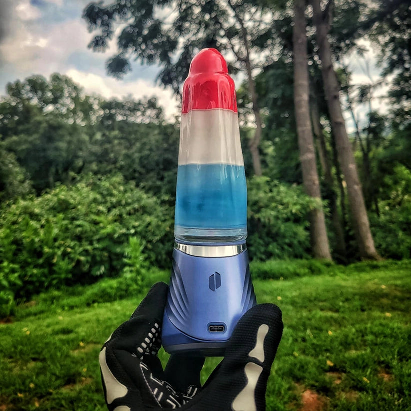"Bomb Pop #1" Puffco Attachments By Soul Masta Glass