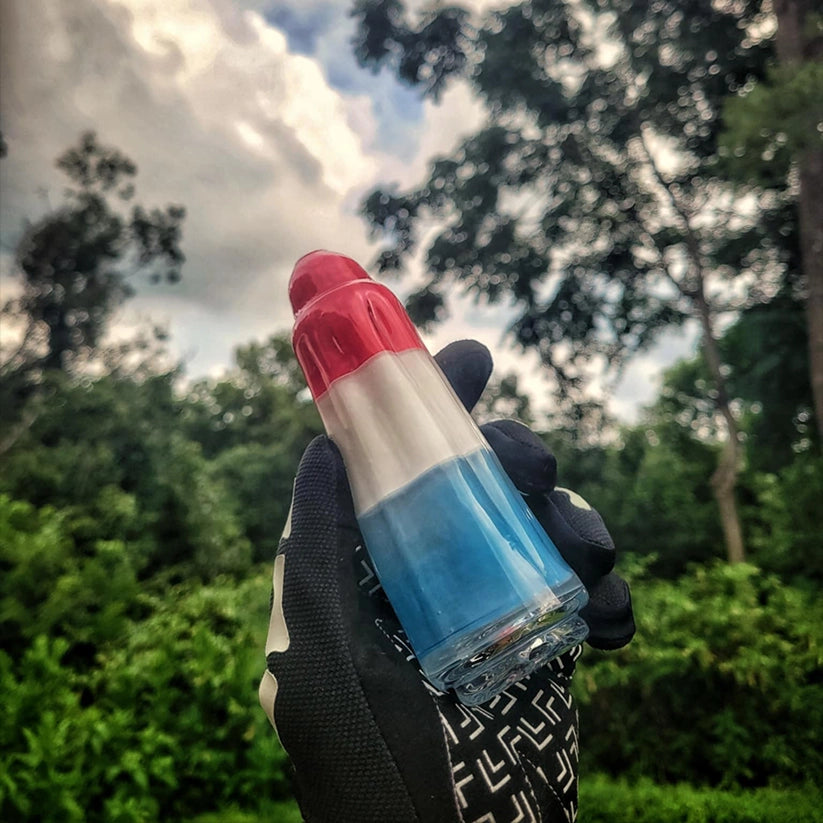"Bomb Pop #1" Puffco Attachments By Soul Masta Glass