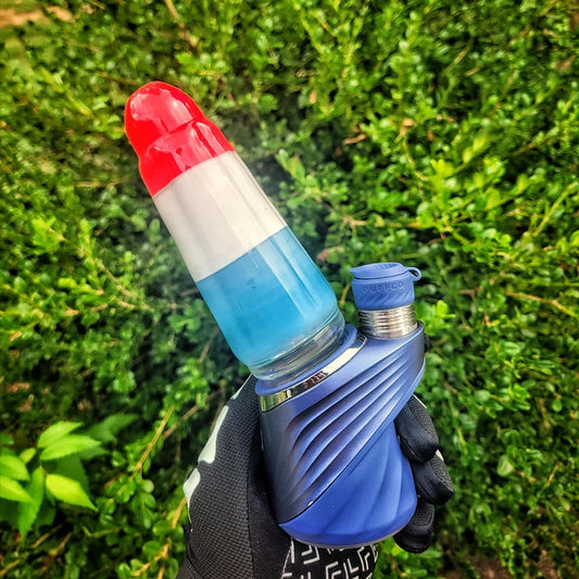 "Bomb Pop #2" Puffco Attachments By Soul Masta Glass