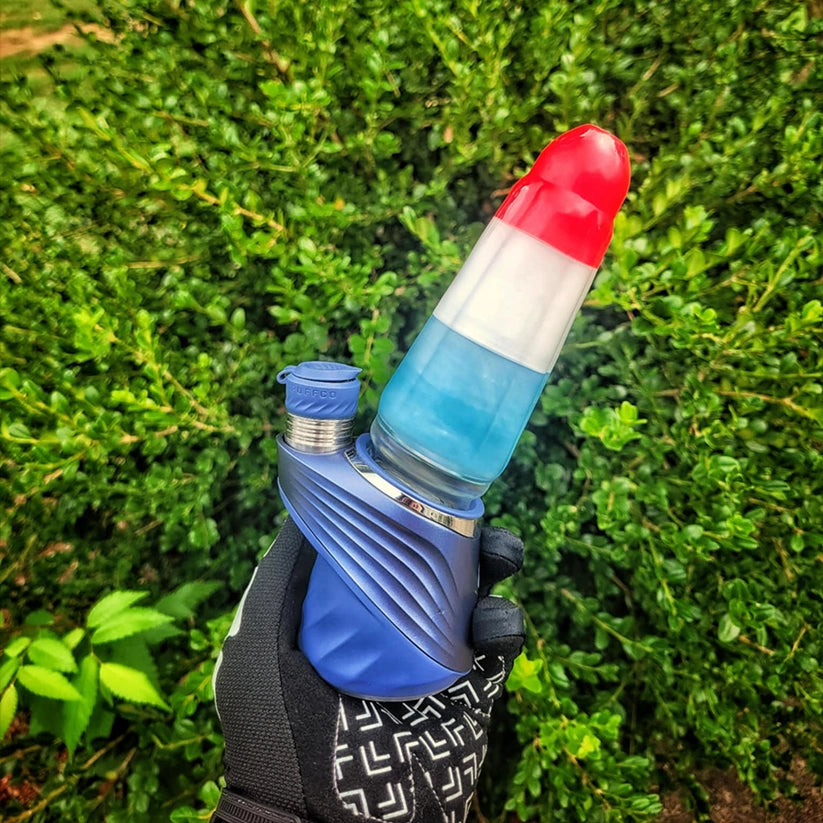 "Bomb Pop #2" Puffco Attachments By Soul Masta Glass