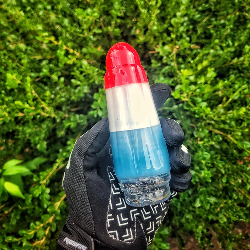"Bomb Pop #2" Puffco Attachments By Soul Masta Glass