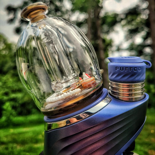 "Crepes & Berries Skillet" Puffco Attachment By Soul Masta Glass