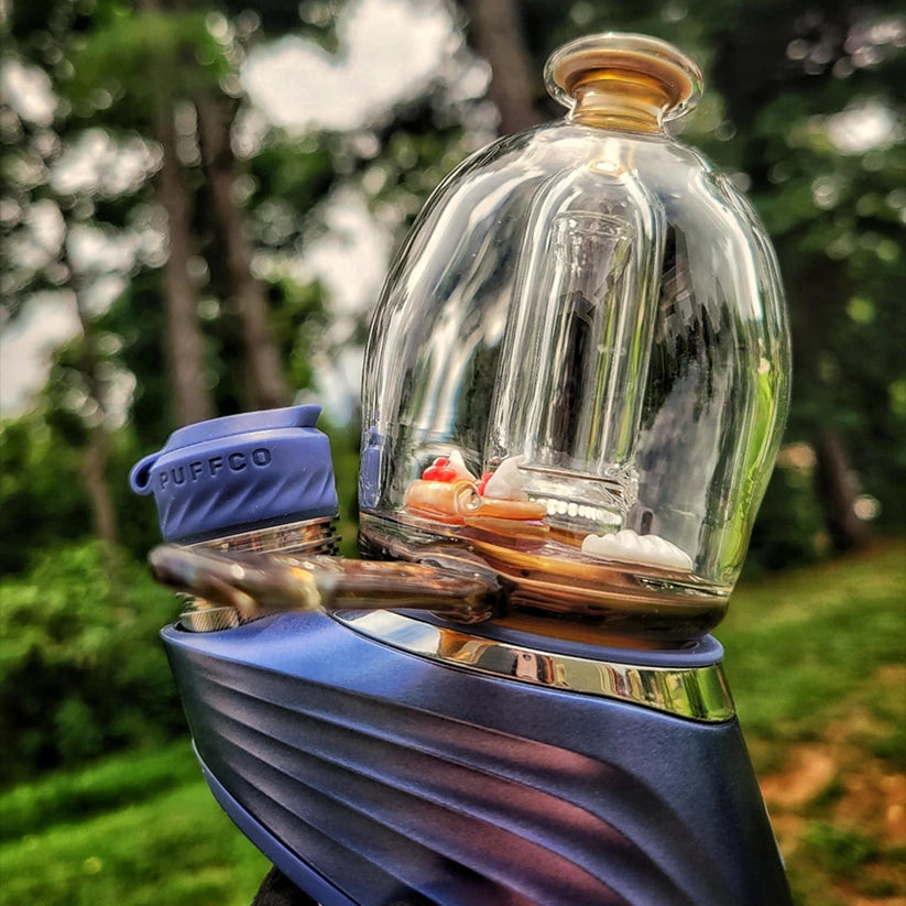 "Crepes & Berries Skillet" Puffco Attachment By Soul Masta Glass