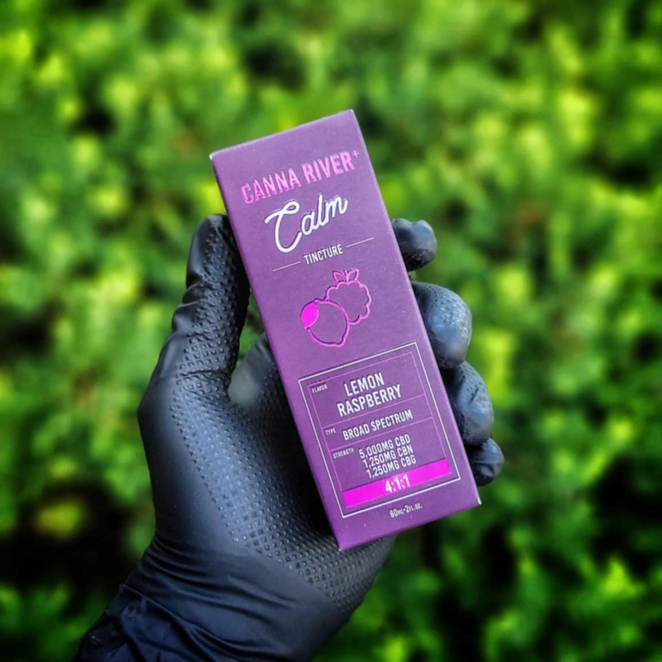 "Lemon Raspberry" 60ML Calm CBD Tincture By Canna River