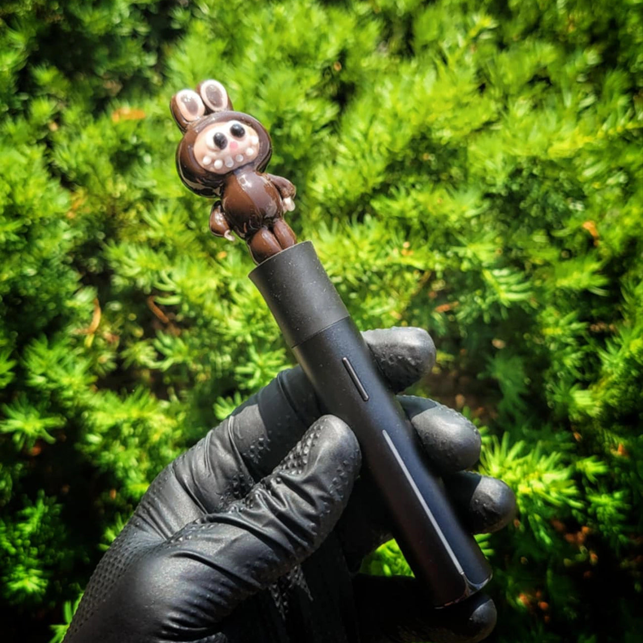 "Chestnut Lapufpuf" Pivot Tip By Tammy Baller Glass