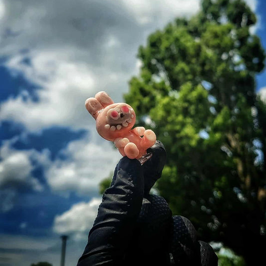 "Dada Lapufpuf" Pivot Tip By Tammy Baller Glass