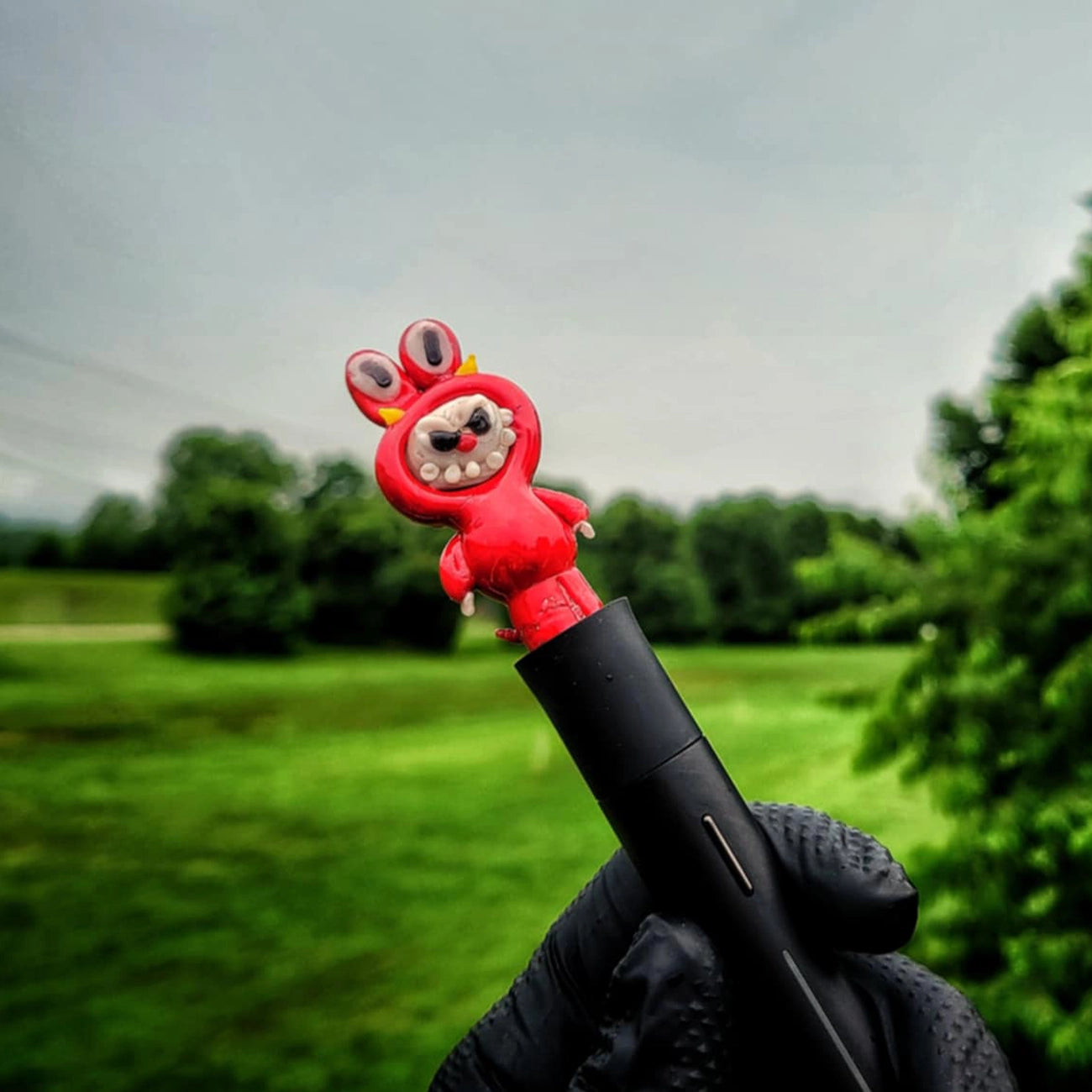"Luci Lapufpuf" Pivot Tip By Tammy Baller Glass