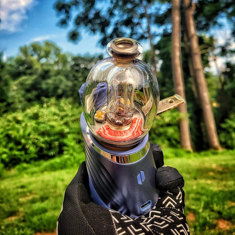 "French Toast & Bacon Skillet" Puffco Attachment By Soul Masta Glass