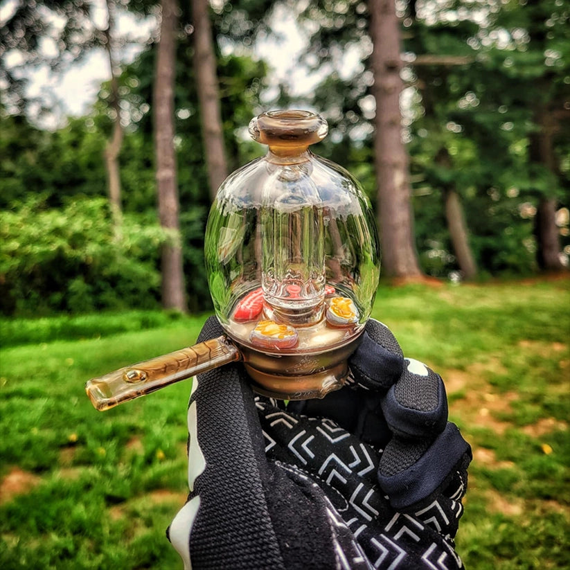 "French Toast & Bacon Skillet" Puffco Attachment By Soul Masta Glass