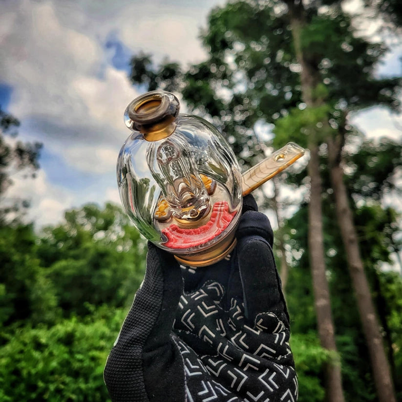 "French Toast & Bacon Skillet" Puffco Attachment By Soul Masta Glass