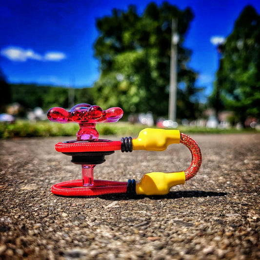 "Flexin Mario" OBE906 Glass X Tuff Tether Combo
