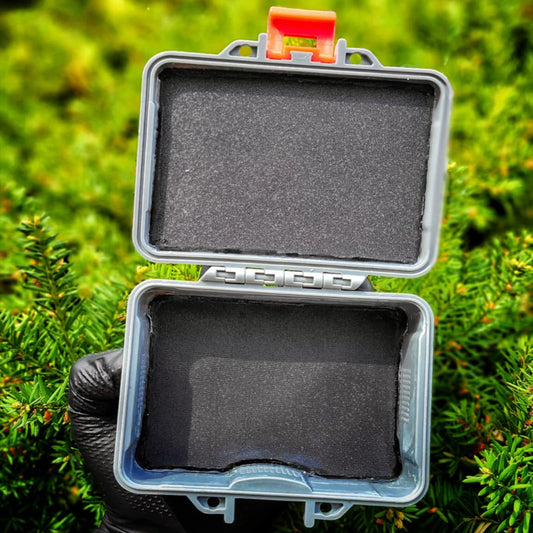 "LE Grey & Red Cat Koozie" Freezeable Case By Terp Koozie