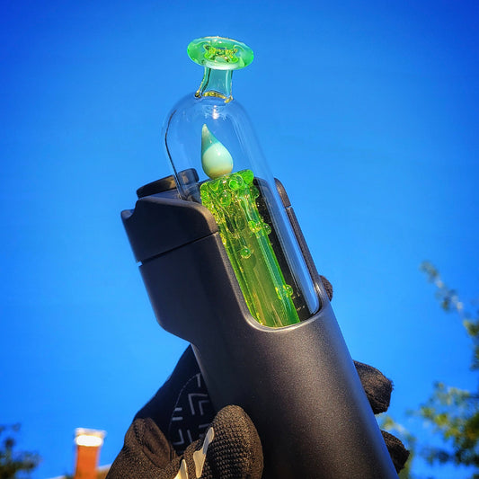 "Ion Meta UV Candle" Dr.Dabber Switch Go Attachment By Meademade Glass