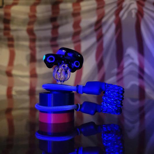 "Ghostly Buggy #2 UV" JNG Glass X Tuff Tether Combo