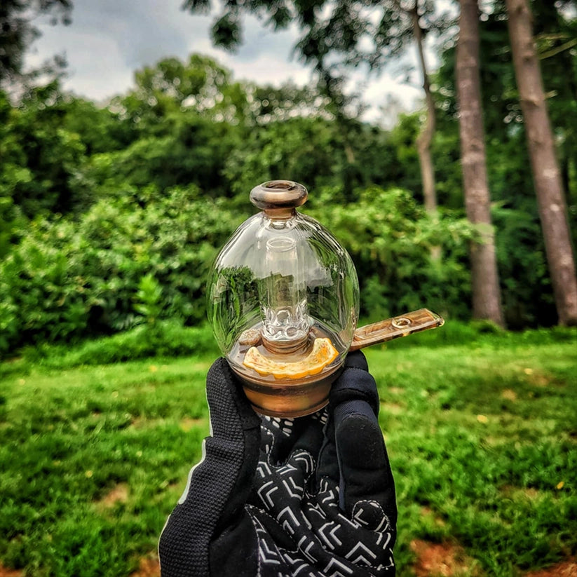 "Hash Browns & Omelet Skillet" Puffco Attachment By Soul Masta Glass
