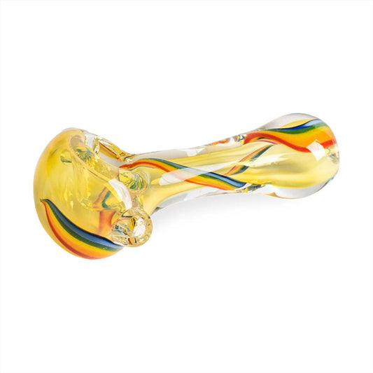 "3.75 Pandora Inside-Out" Hand Pipe By Red Eye Glass