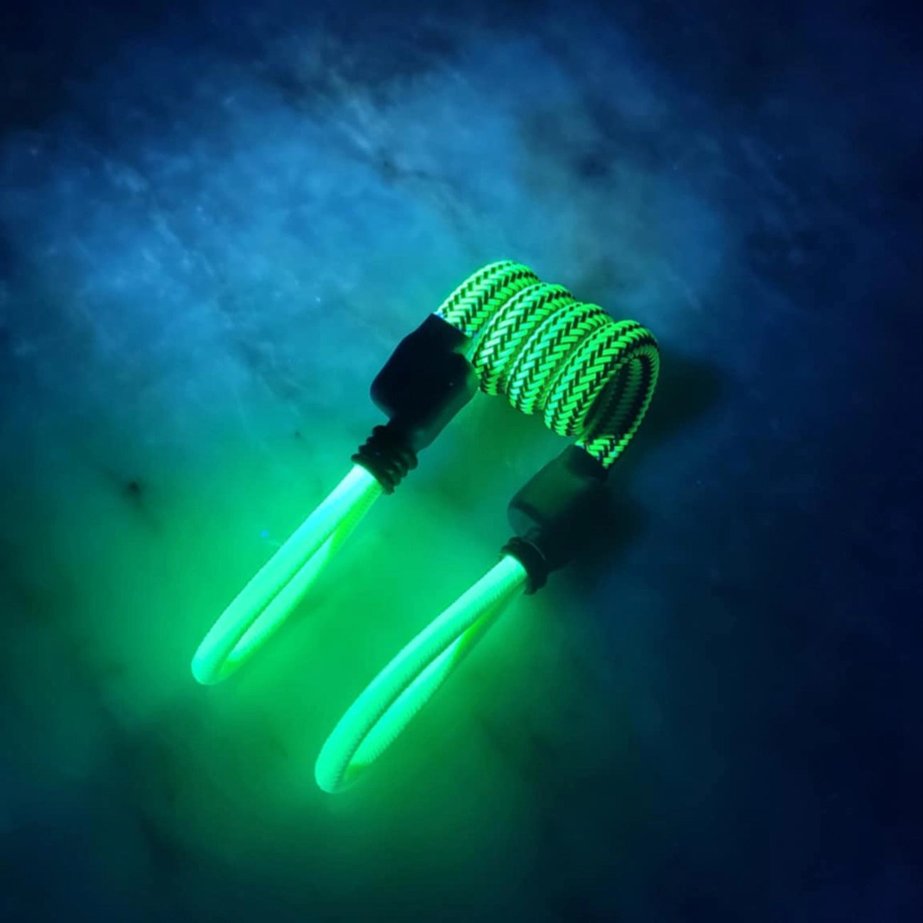 "Jester's Glow UV" Multi-E-Rig Tuff Tether