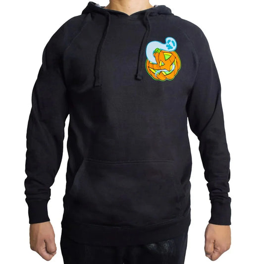 "Graves Halloween" Pull Over Hoodie By Kreepsville