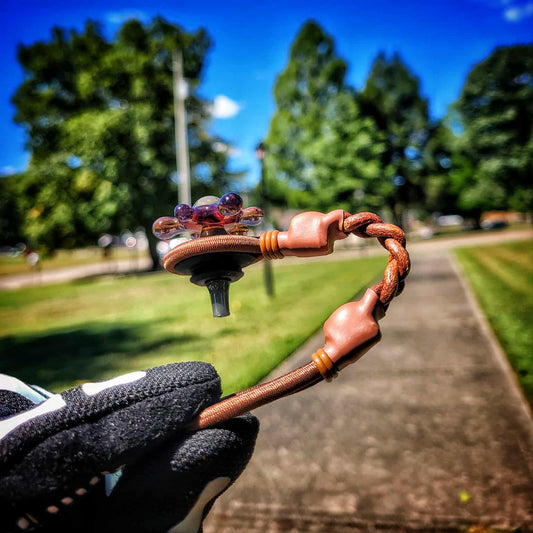 "Little John's Roots" OBE906 Glass X Tuff Tether Combo