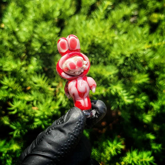 "Love Lapufpuf" Pivot Tip By Tammy Baller Glass