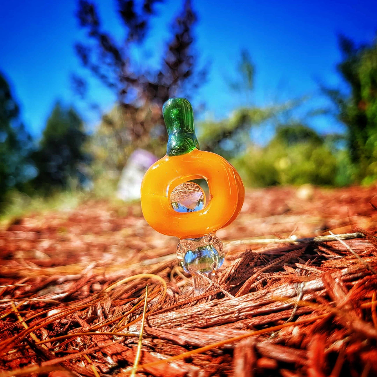"Mini Pumpkin" 3DXL Joystick By JNG Glass