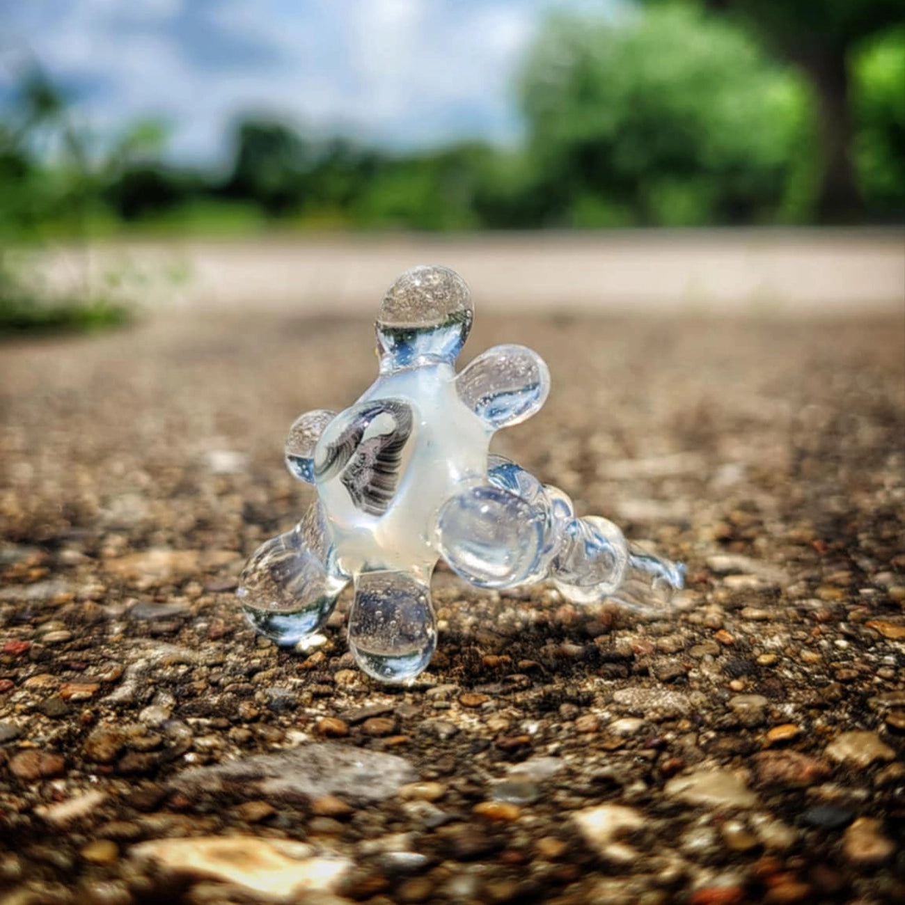 "UV Lucy Mew Splat" Joystick By OBE 906 Glass