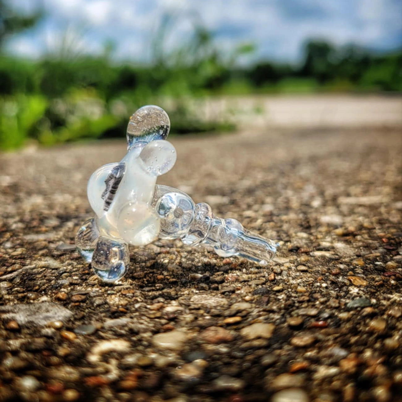 "UV Lucy Mew Splat" Joystick By OBE 906 Glass