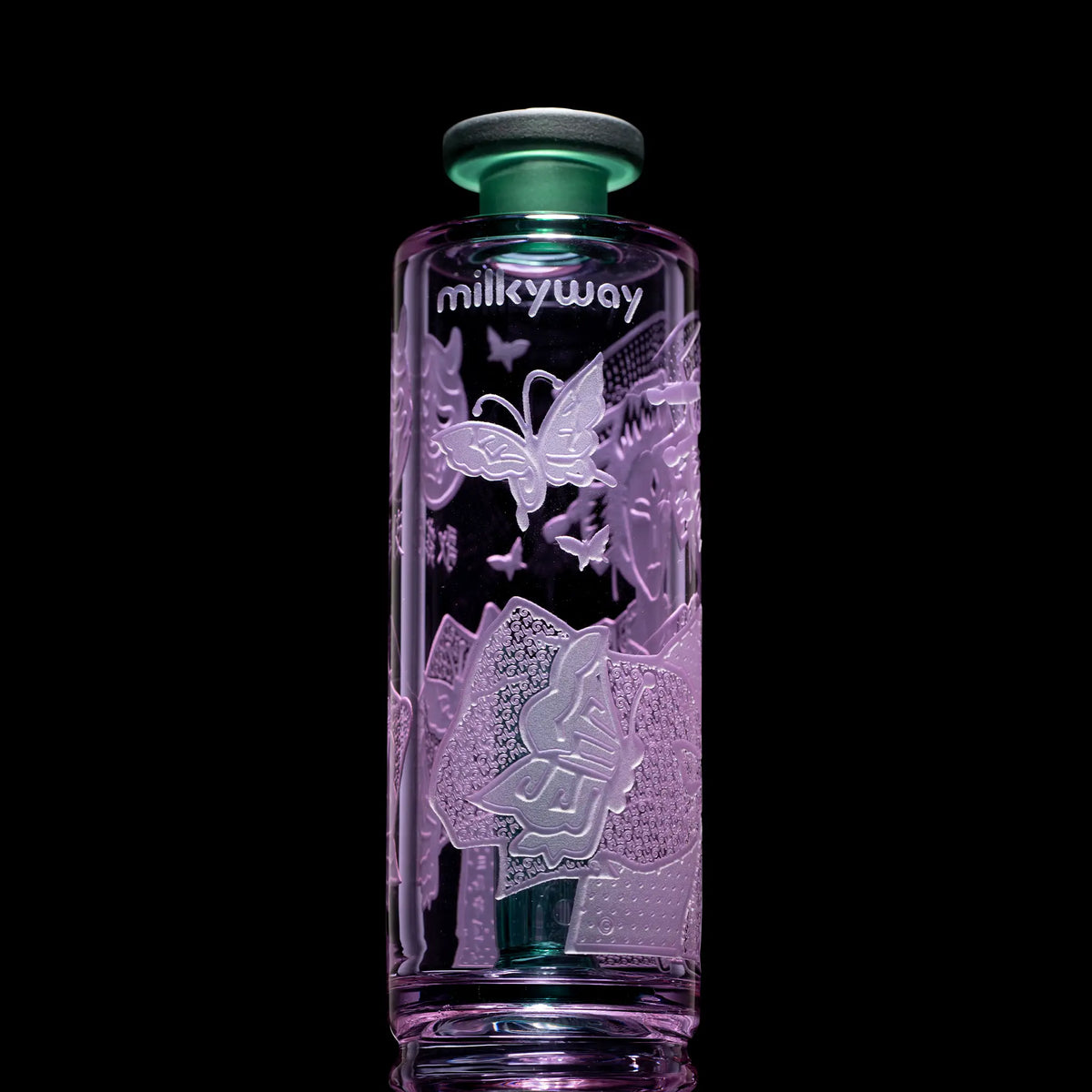 "Purple Kabui Act One " Puffco Attachment By Milkyway Glass