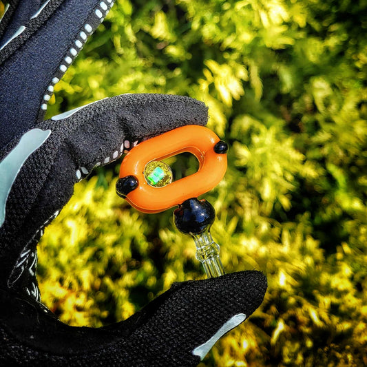 "Pumpkin Spice Galaxy" 3DXL Joystick By JNG Glass