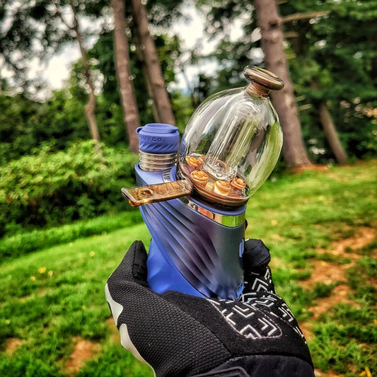 "Pancake & Syrup Skillet" Puffco Attachment By Soul Masta Glass