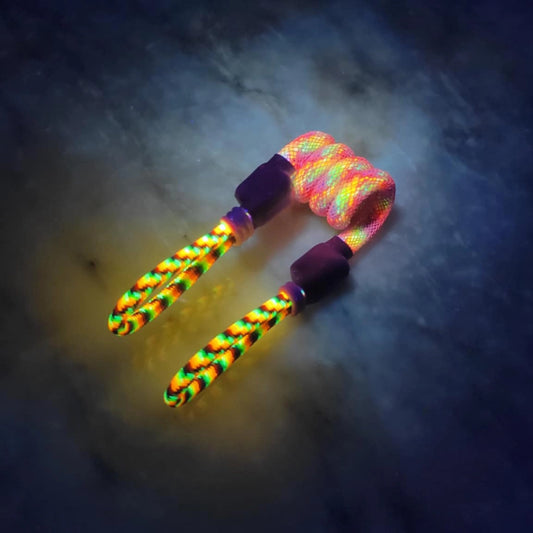 "Prideful Lisa Frank UV" Multi-E-Rig Tuff Tether