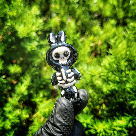 "Skelly Lapufpuf" Pivot Tip By Tammy Baller Glass