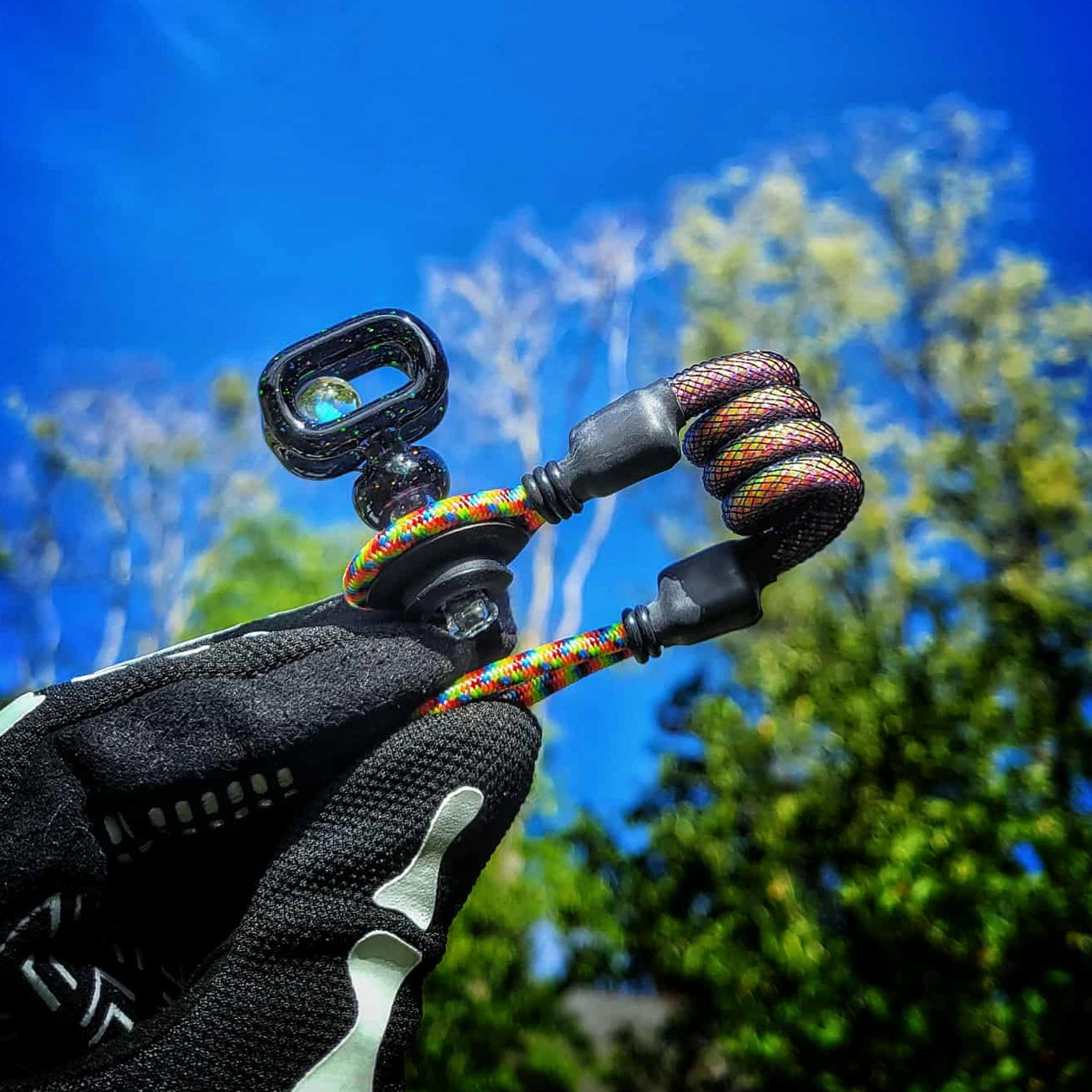 "Witch Bit UV" JNG Glass X Tuff Tether Combo