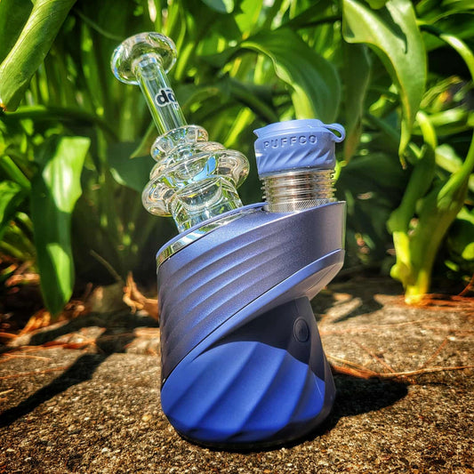 "Clear Dry Bell" Puffco Dry Top By Dop Glass
