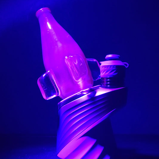 "Cherry Nuka Cola UV" Puffco Dry Top By Alec Blows Glass