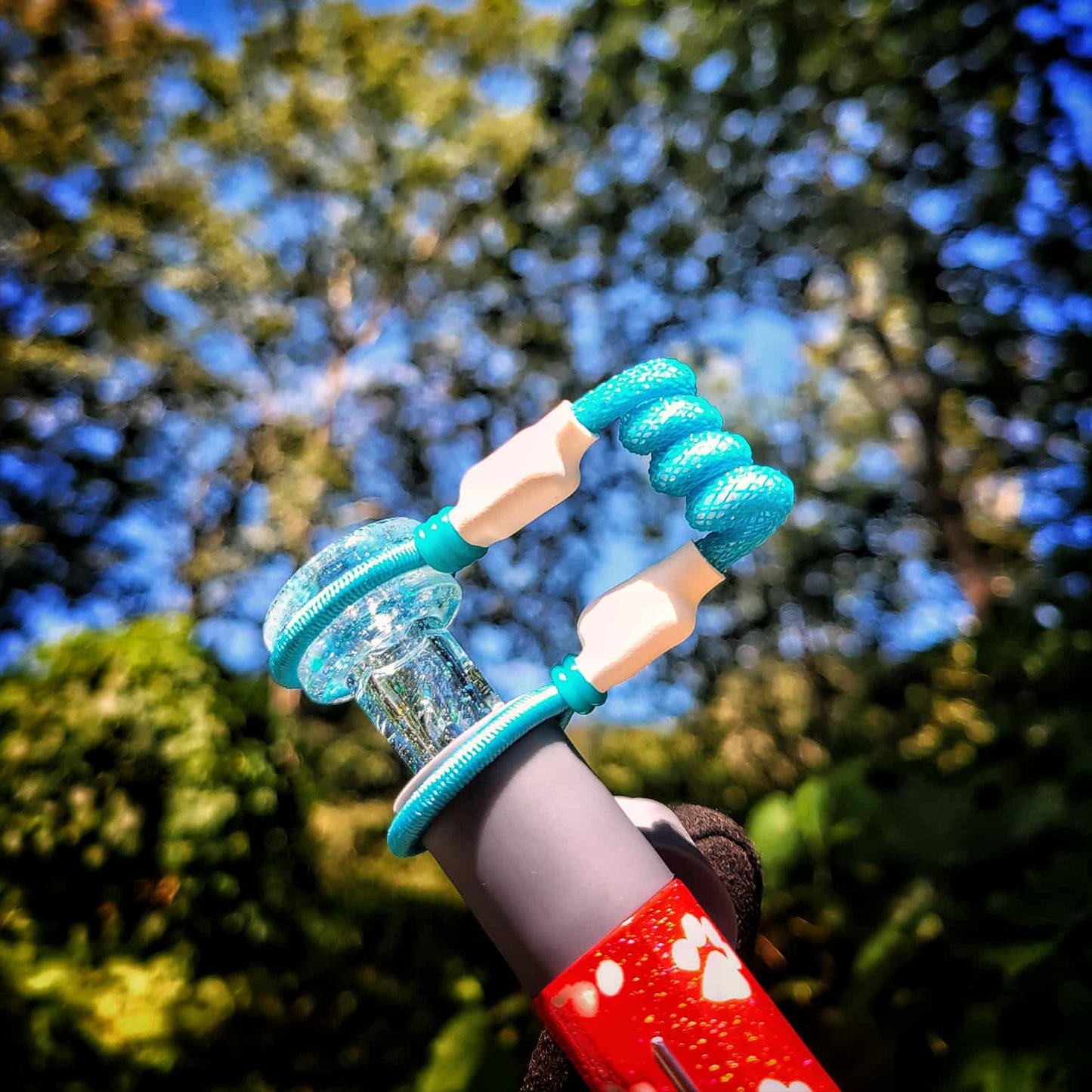 "UV Crystal Skies" Aj Surf City X Tuff Tether Pivot Tip Combo