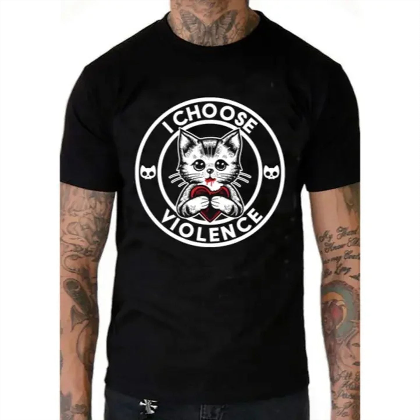 "I Choose Violence" Classic T-shirt By Cartel Ink
