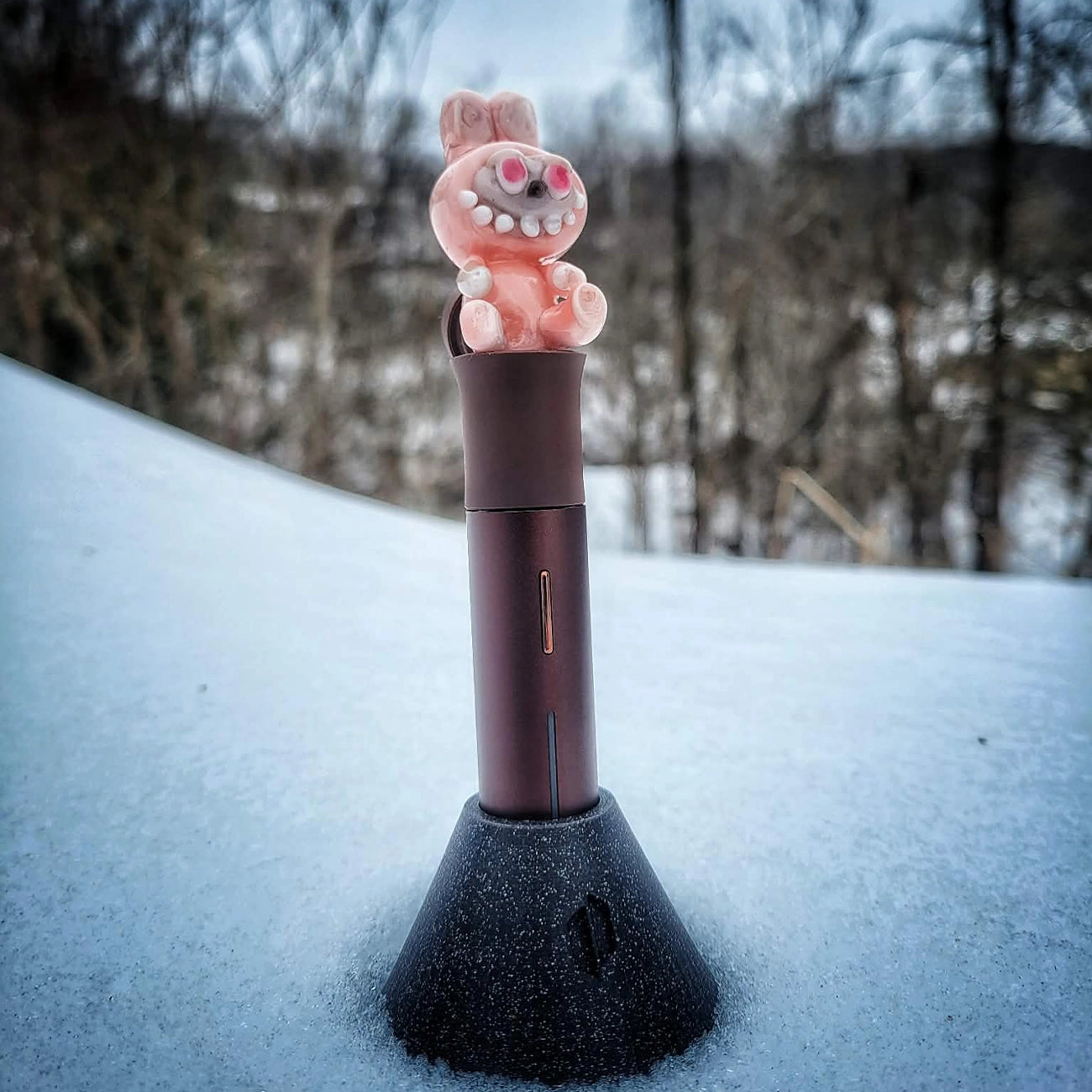 "Dada Lapufpuf" Pivot Tip By Tammy Baller Glass