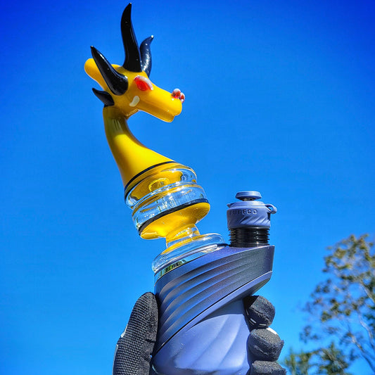 "Yellow Dragon" Puffco Attachment