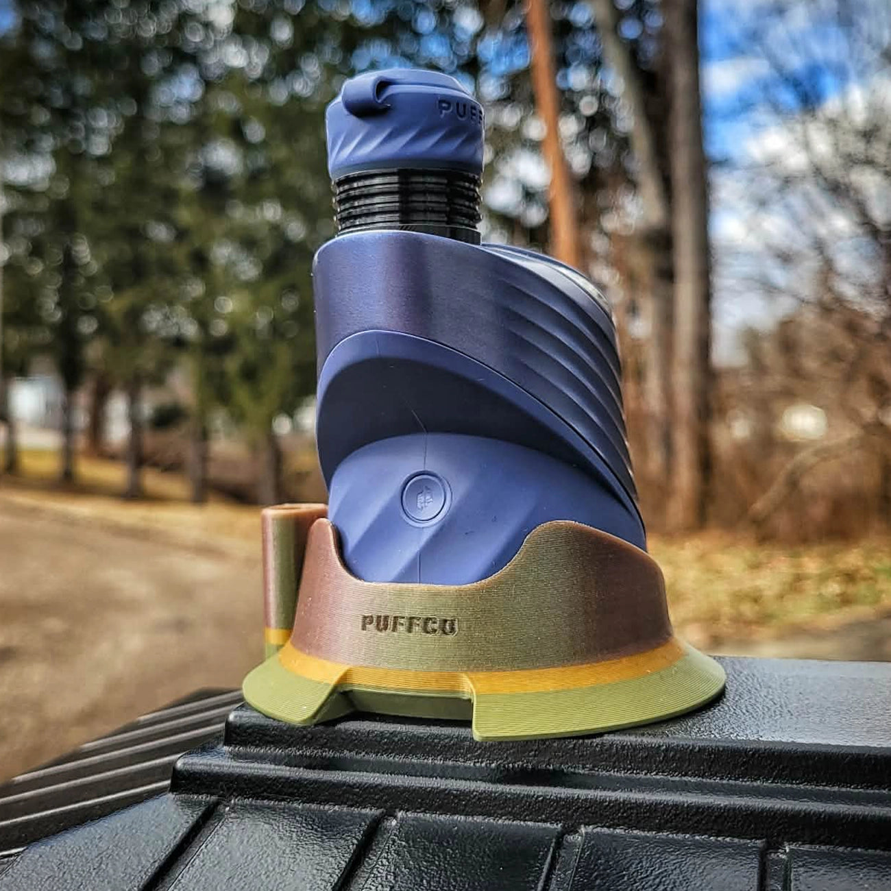 "Forest Desert Fade" Puffco Peak Pro Stabilizing Base By Derek Holtzapfel