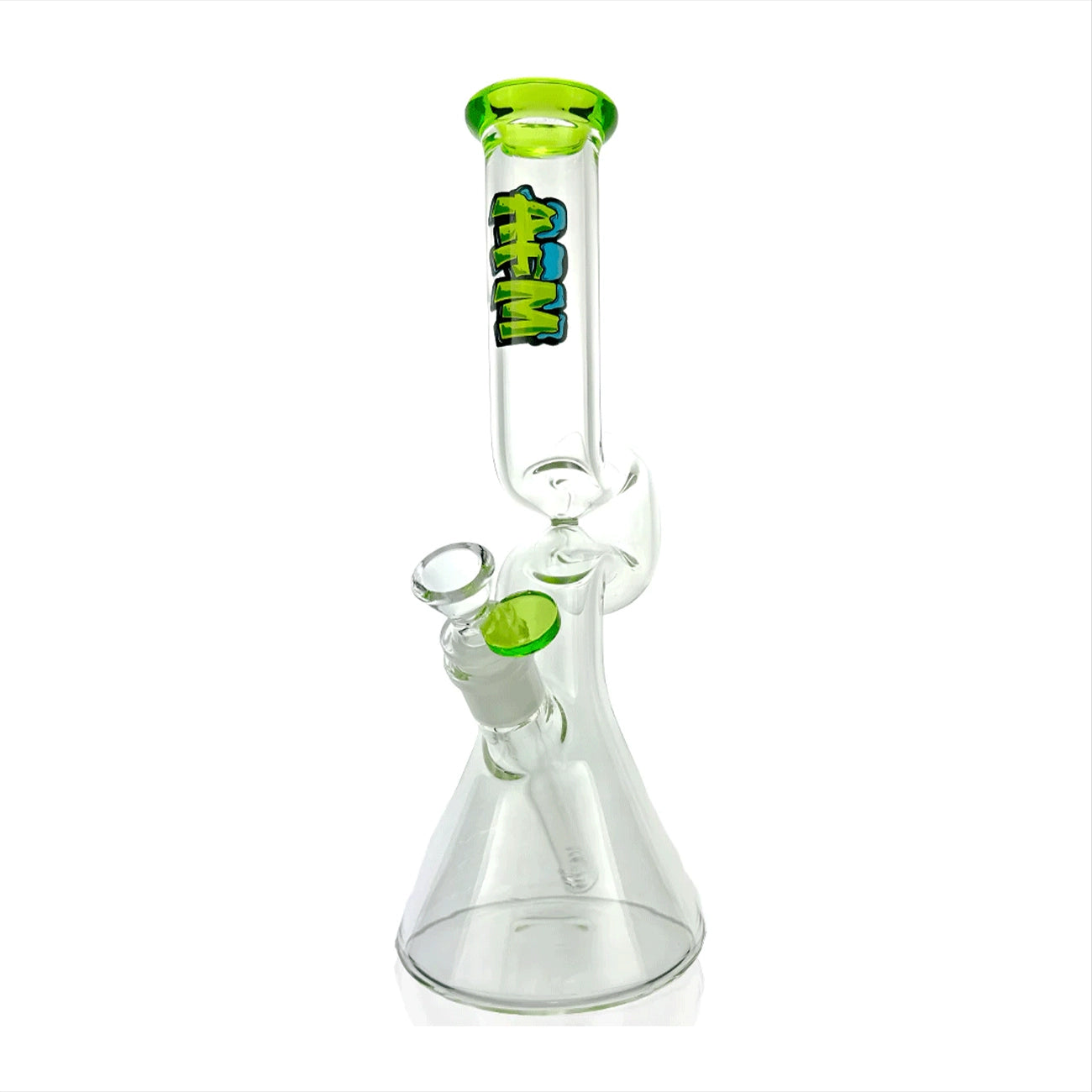 "12" Beaker Wave" Waterpipe By AFM Glass