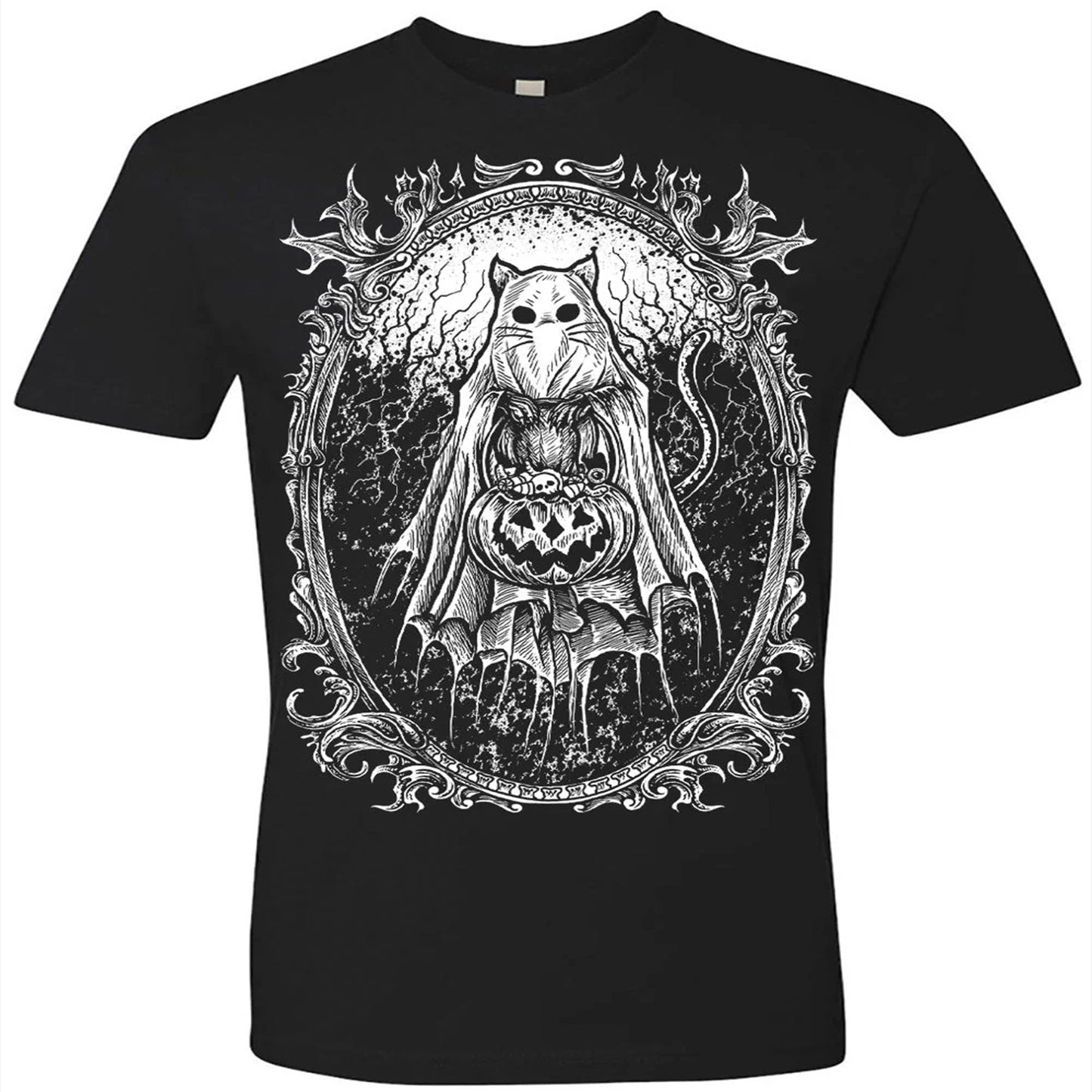 "Ghost Kitty" Classic T-shirt By Vampire Freaks