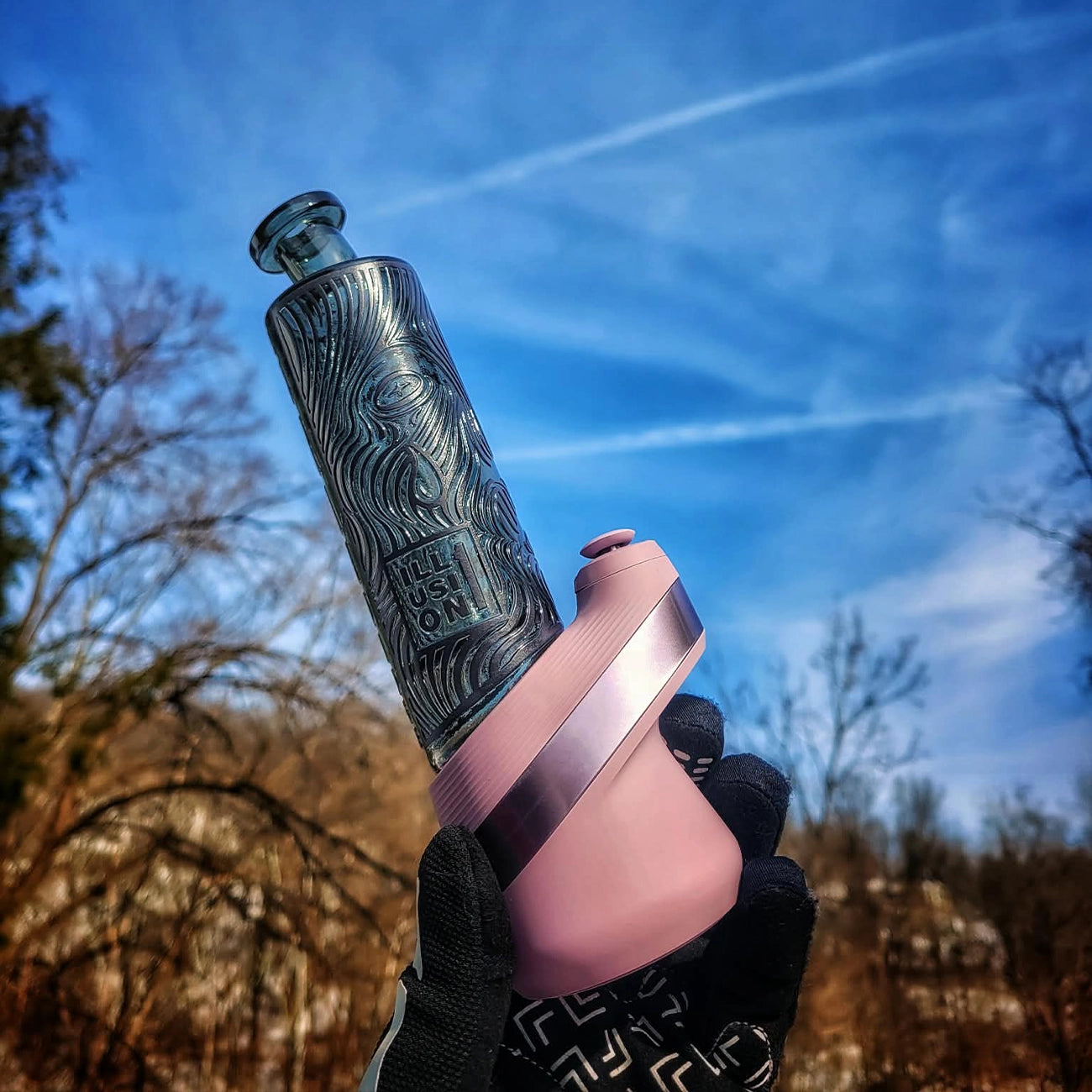 "Smoked Illusion 1: Grandiose" Puffco Attachment By Milkyway Glass