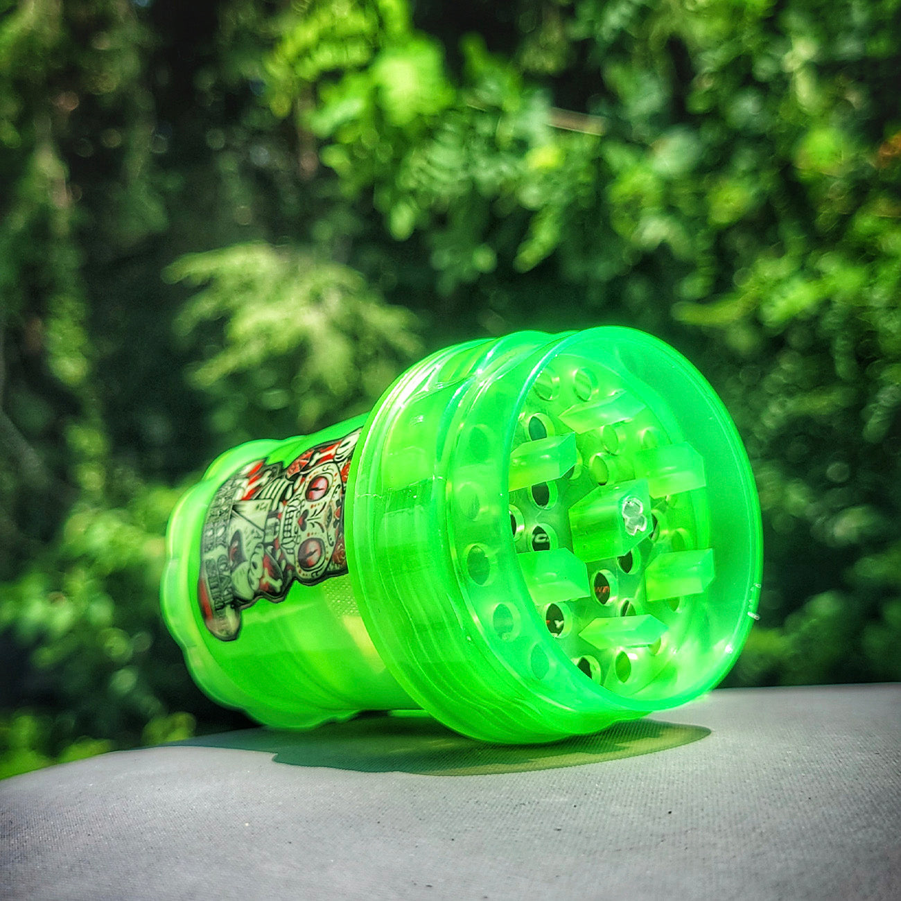 "Green" Lucky Cat Herb Saver Grinder (Limited Edition)