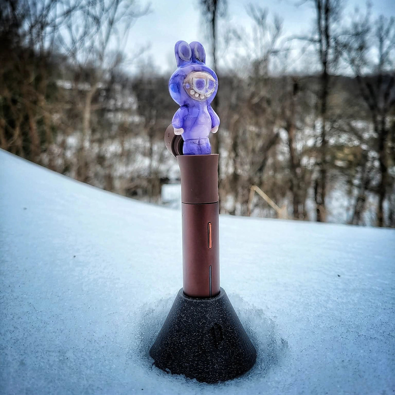 "Luck Lapufpuf" Pivot Tip By Tammy Baller Glass